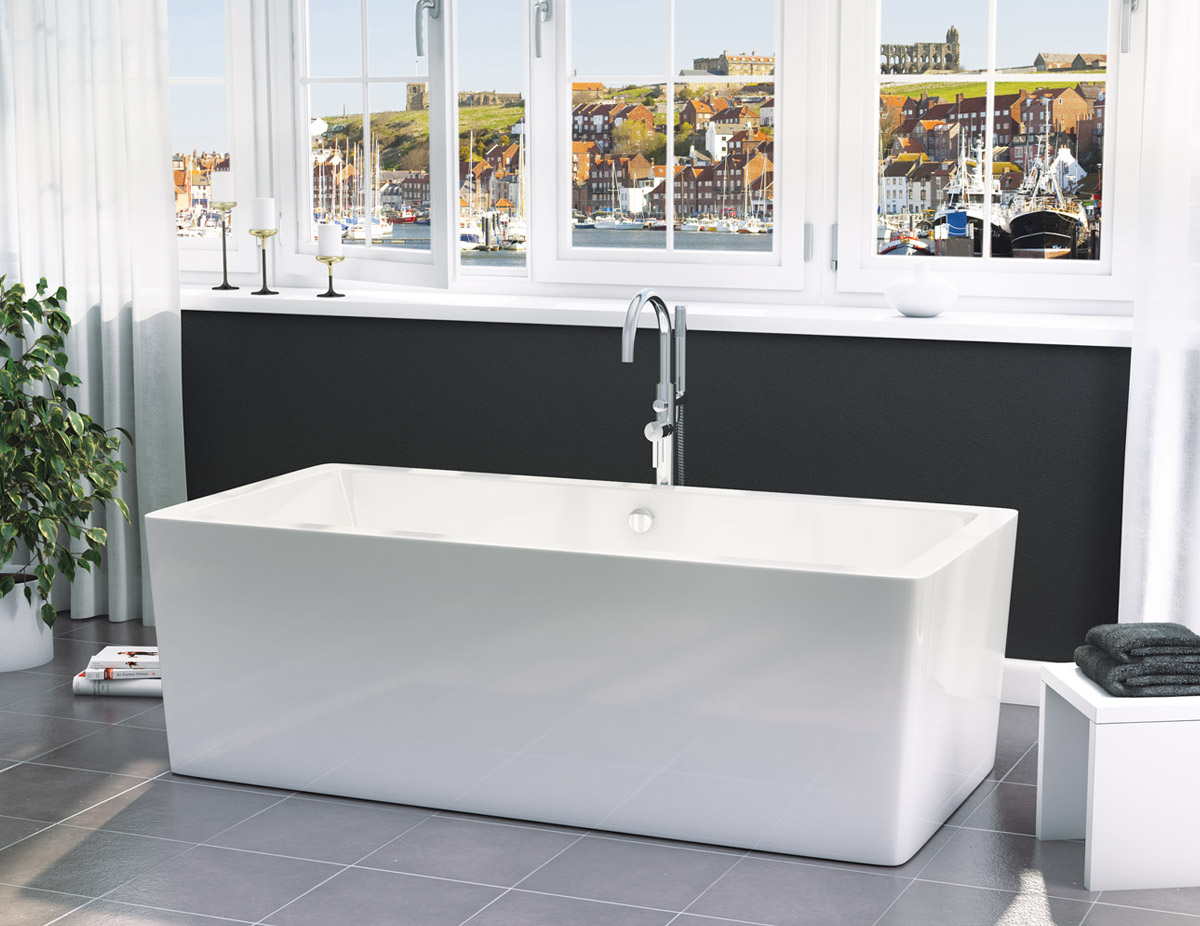 Click here to view / buy the Synergy Square Modern Freestanding Bath